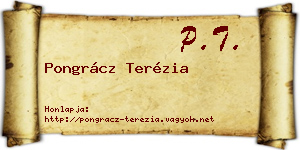 Pongrácz Terézia névjegykártya